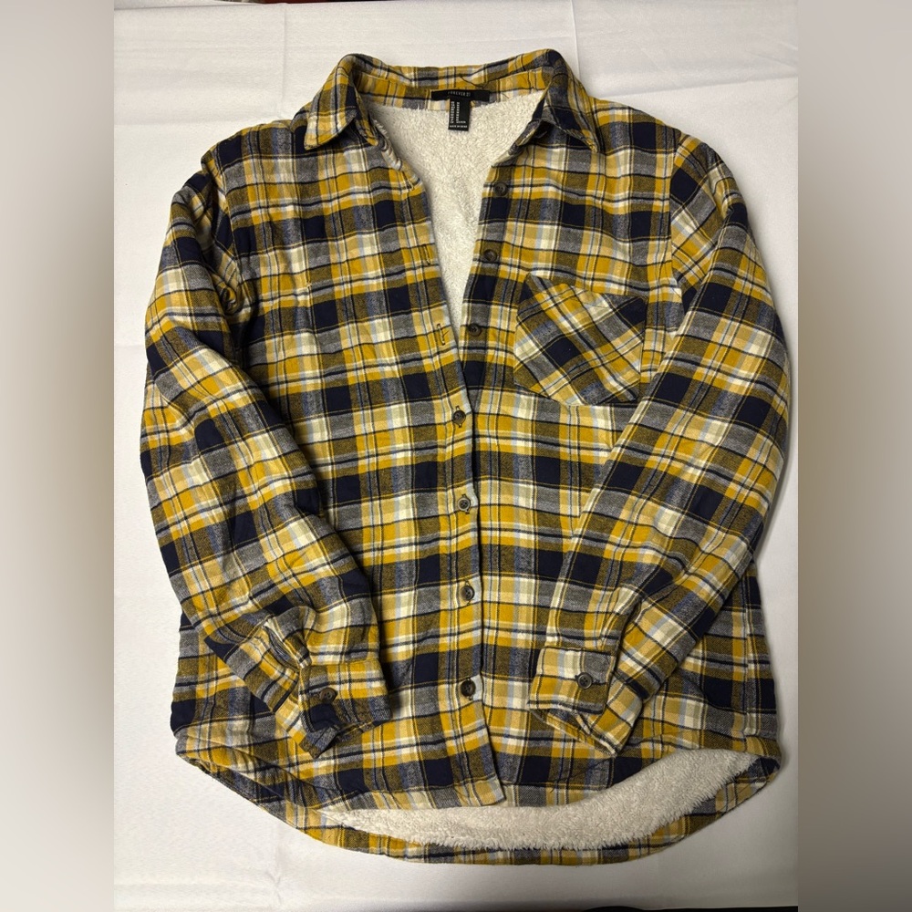 Fleece Lined Fall Jacket (M) 💛